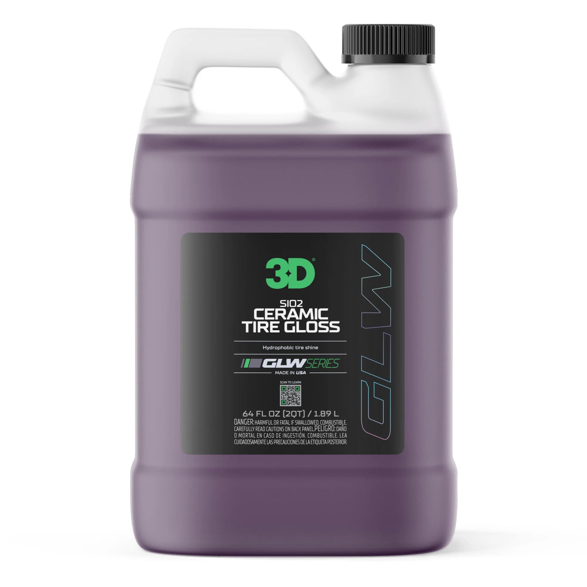 3D GLW SIO2 Ceramic Tire Gloss - 473mL / 1.89L