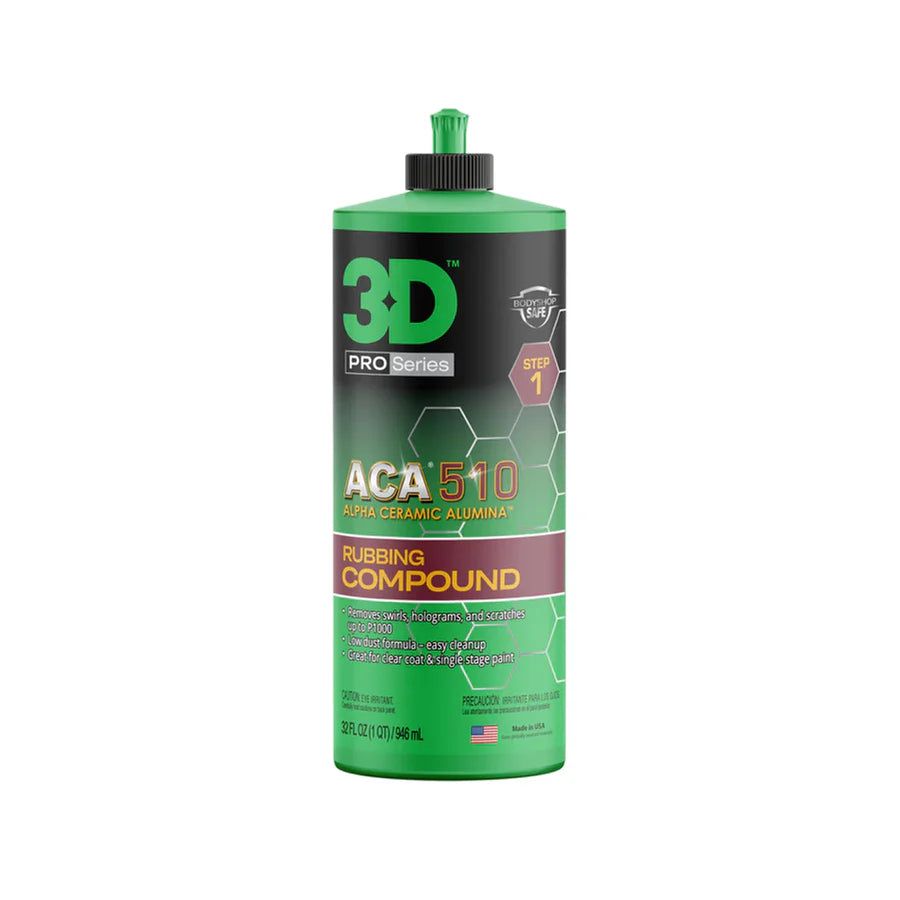 3D Aca 510 Rubbing Compound - 236ml/ 946ml
