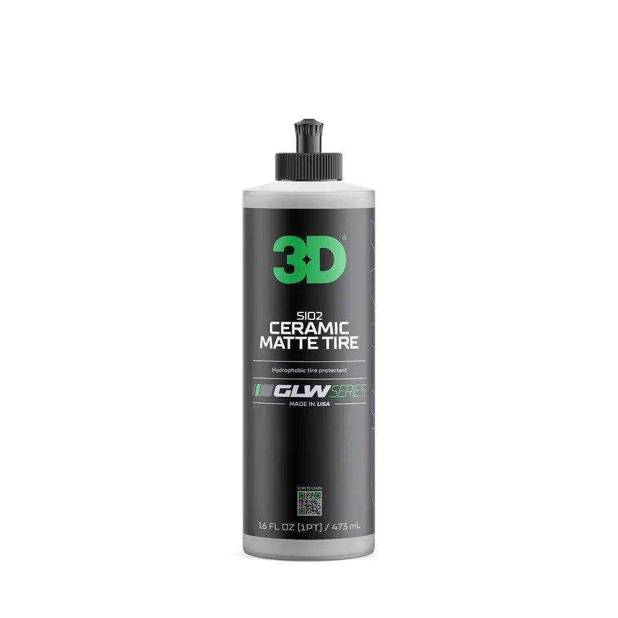 3D GLW SIO2 Ceramic Matte Tire Shine - 473mL/ 1.89L