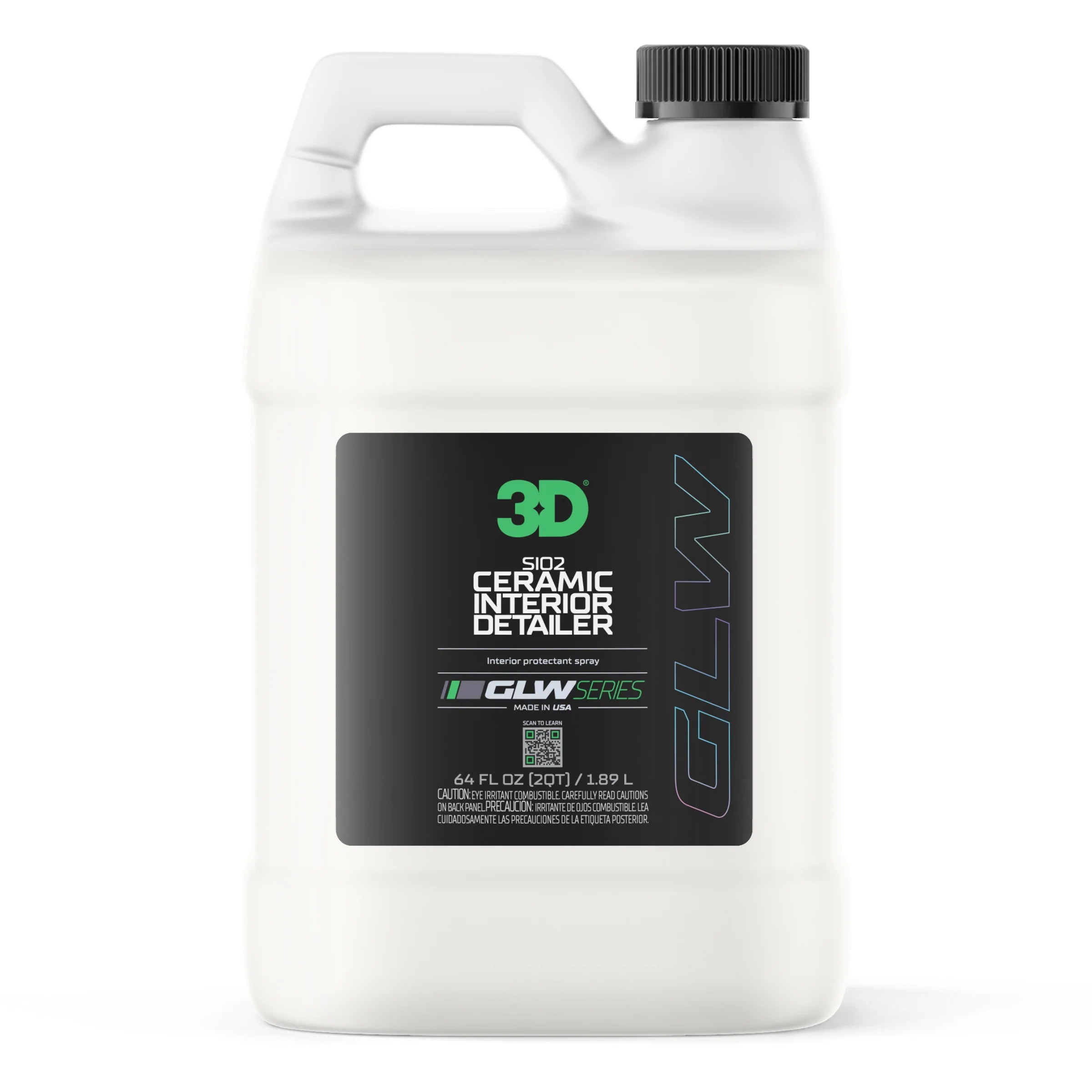 3D GLW Series SiO2 Ceramic Interior Detailer - 473ml / 1.89L