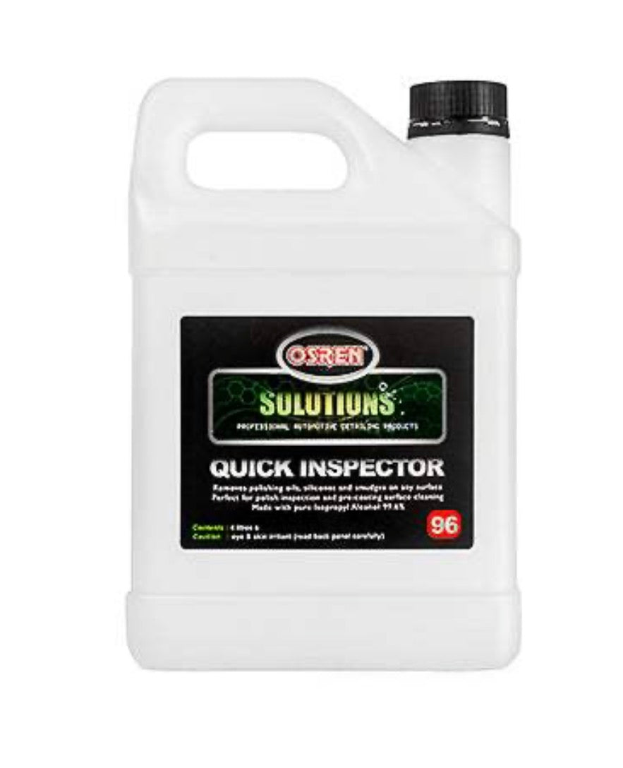 Osren Quick Inspector Panel Prep