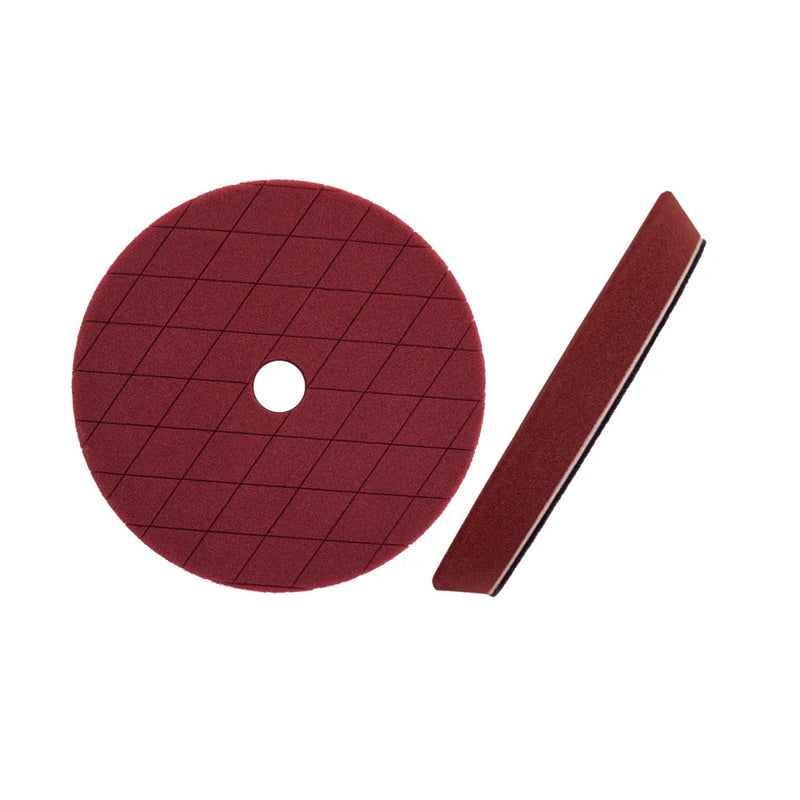 Zacs Maroon Cutting Pad 6"