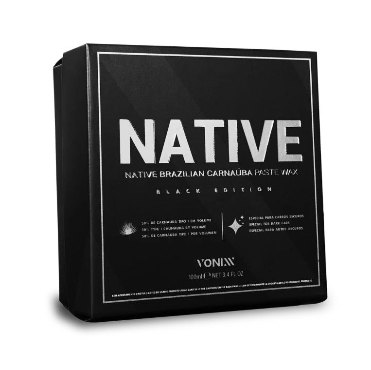 Native Brazilian Carnauba Paste Wax - Black Edition