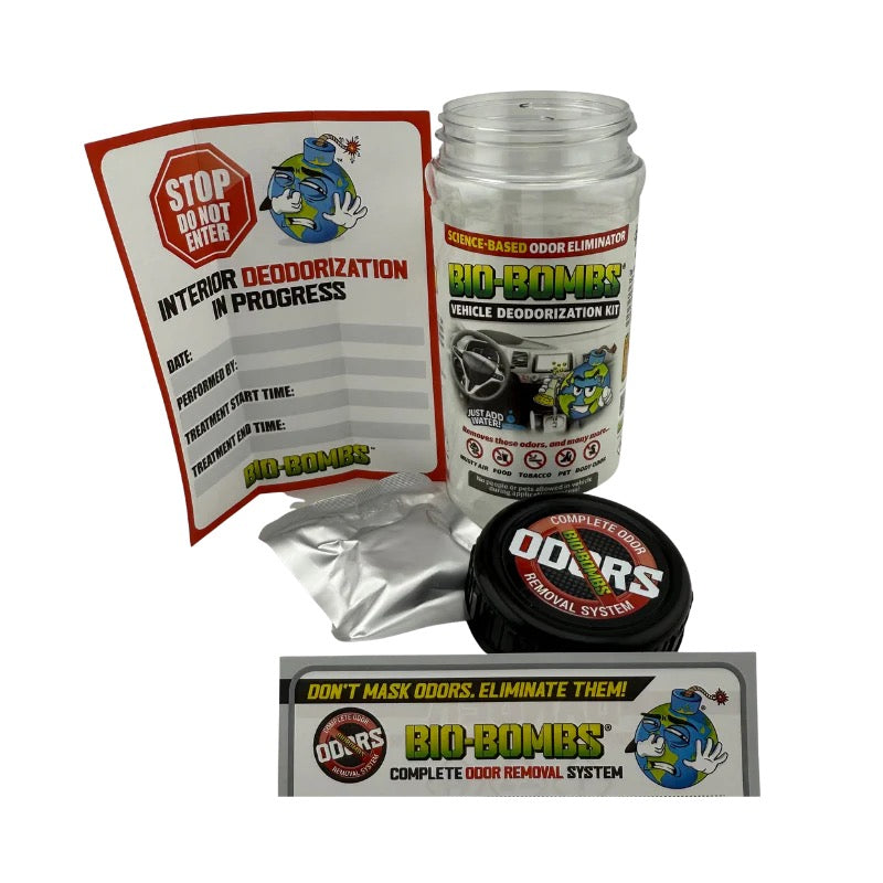 BioBombs Vehicle Deodorisation Kit (Car Odor Bomb)