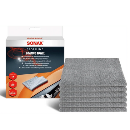 SONAX Ceramic Coating Towel Microfibre (6 pcs)