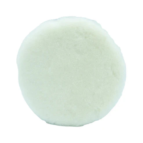Purewax AAT System Heavy Cutting 100% White Lambswool Pad 6"