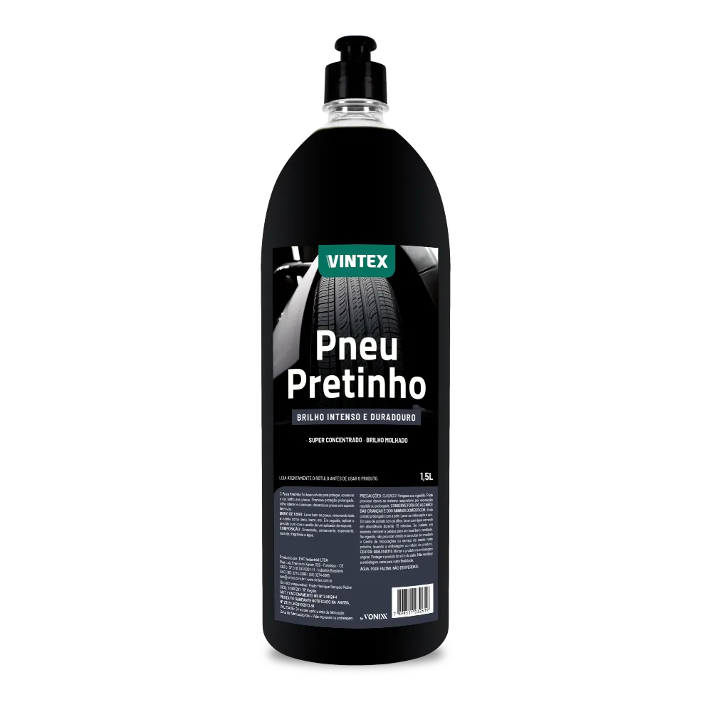Vintex Pneu Pretinho - Black Tyre Shine (Wet)