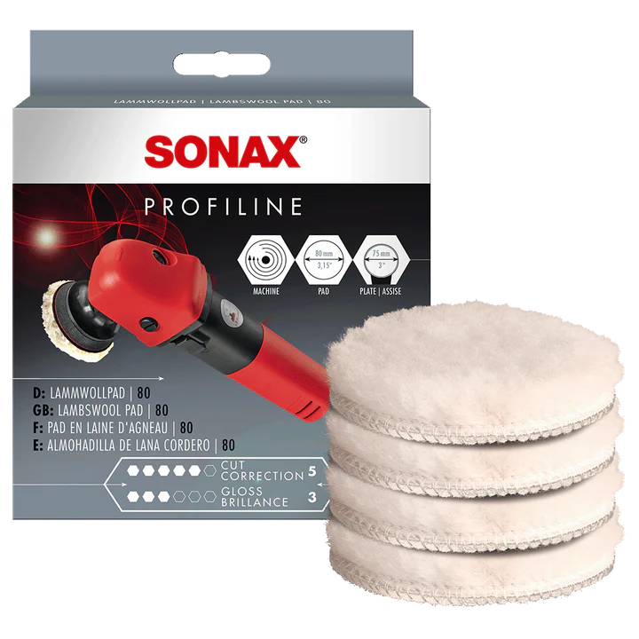 Sonax Lambswool Pad 80 4pc