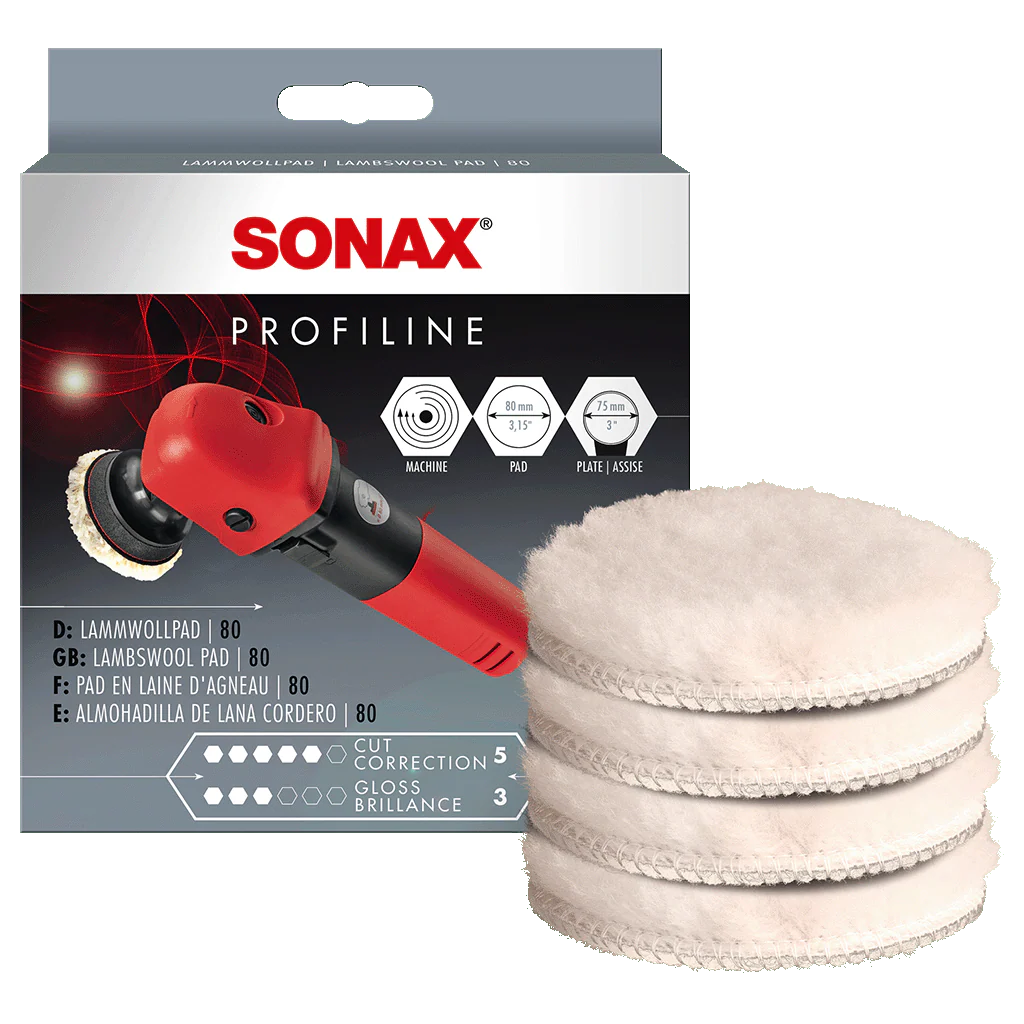 SONAX Lambswool Pad 80 (4 pcs)