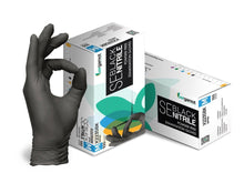 Nitrile Powder Free Gloves Black 100 Pack